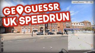 Geoguessr - American tries UK Speedrun (And does pretty well!)