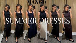 Mango Try-on Haul Summer Dresses 2025