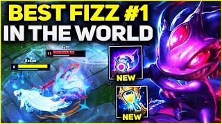 RANK 1 BEST FIZZ IN THE WORLD AMAZING GAMEPLAY! | Season 13 League of Legends