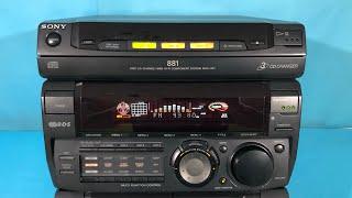 SONY MHC-881 Verstärker Radio Kassettenspieler Cd Wartung Reparatur Restaurierung Teil 1