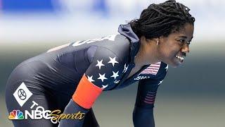 Erin Jackson wins second consecutive 500m World Cup race in Poland | NBC Sports