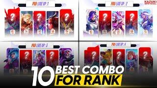 TOP 10 UNBEATABLE MLBB COMBOS FOR RANK PLAY