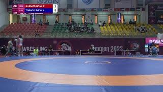 Final 3-4 • U15 WW 50Kg • Feruza KAIRATDINOVA (UZB) vs. Asema TOROGELDIEVA (KGZ)