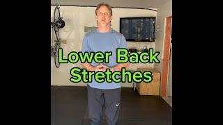 Lower Back Stretches