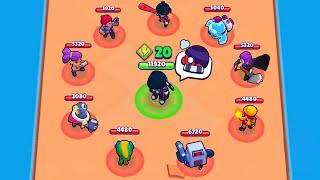 EVERY BRAWLER 1 vs 9! (20 Cubes) 