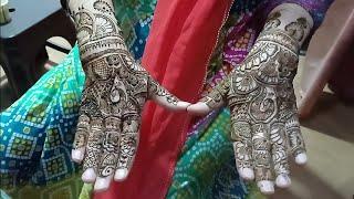 71. Красивое мехенди на руках..Beautiful mehendi on hands...