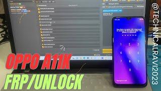 Oppo A11k Frp/Unlock 2024 || How To Frp Remove in Oppo A11k New Method 2024 With Unlock tool