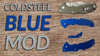 How we made the Coldsteel Blue Code 4...Cool knife MOD.