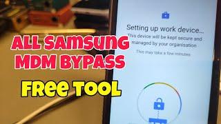 All Samsung MDM, KNOX lock Bypass. One Click, Free Tool. Download from description.