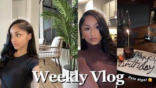 Weekly Vlog | He Flew In To Take Me Out,  Shopping Haul, Homegoods Run, New Balcony Furniture