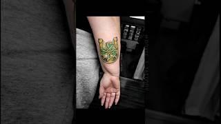 Horseshoe 3 Leaf Clover Celtic Tattoo