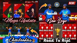 REAL Cricket 20 V3.4 Mega Update Full Review !! Road To Rcpl, New Logo & Stadium, Cheerleaders