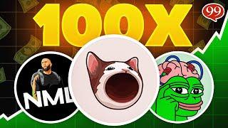 BEST 3 MEME COINS TO Buy Now to 100X Your Money?!? (FLIP $1k to $100k?!)