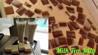 MILK TEA JELLY ||How To Make Milk Tea Jelly Dessert || Ideal for Christmas Dessert Recipe