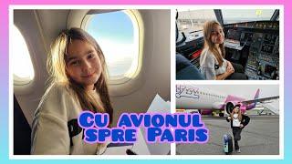 Cum a fost călătoria cu avionul spre Paris ️ #trave #wizzair #travelvlog #airplane #airport