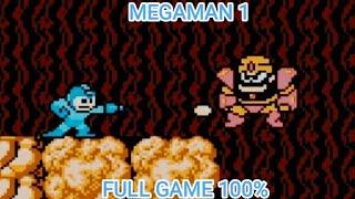 Megaman 1 NES FULL GAME 100% Walkthrough