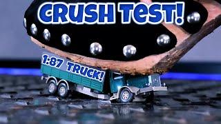 Experiment - Mercedes L 10000 Truck Slow-Motion Crush Test! 