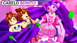 ENROLADAS no CABELO DA BONECA DARLING (Escape Evil Doll House)