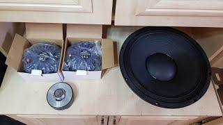 Master audio PA12/8 & DR8 driver unboxing