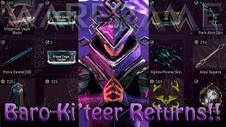 Warframe - Baro Ki'Teer Returns! [15th November 2024]