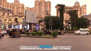 Hiranandani Gardens Powai in 2024 | Beautiful Sunset Drive | Mumbai - 4K