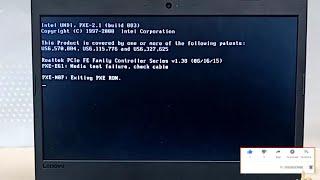 How to fix a windows laptop not booting, default boot device missing or boot failed, Lenovo Ideapad