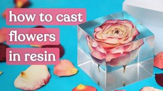 Resin Flowers - How to Dry and Preserve Flowers in Epoxy Resin