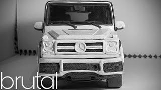 Mercedes-Benz G55 AMG 2008 из пластилина.