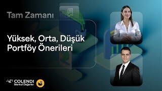 Yüksek, Orta, Düşük Portföy Önerileri | @colendimenkuldegerler