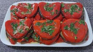 ВКУСНЕЕ РЕЦЕПТА НЕ НАЙДЕШЬ  ЛУЧШАЯ ЗАКУСКА  ИЗ БАКЛАЖАНОВ И ПЕРЦА!