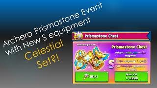 Archero - 100+ Prismastone Keys to open, will I get a new S celestial set?!