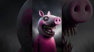 Horror versions of the Peppa Pig characters #scary