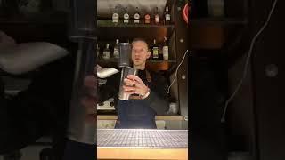 Bartender at work