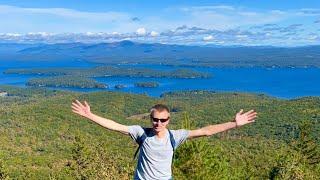 Hiking to Mount Major Summit