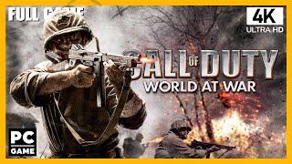 Call of Duty : World at War (PC) | Full Walkthrough in 4K (No Commentary) [LongPlay]