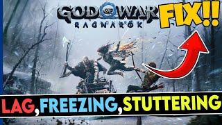 How to FIX God of War RAGNAROK PC LAG, Freezing, Stuttering | God Of War PC Lag Fix For Low End PCs