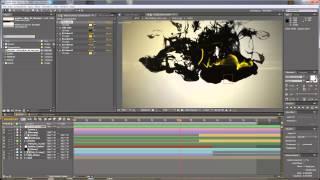 After Effects Tutorial - Ink Drops Logo Reveal Customization