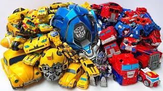 Transformers Mirage Death Movie: Bumblebee, Optimus Prime vs Kong  & Godzilla new Empire Stopmotion