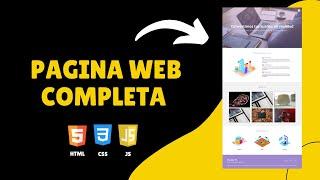 Como realizar una PAGINA WEB  RESPONSIVE utilizando HTML CSS y JAVASCRIPT