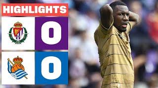 REAL VALLADOLID CF 0 - 0 REAL SOCIEDAD | HIGHLIGHTS LALIGA EA SPORTS