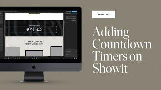 How to Add a Countdown Timer to Your Showit Website