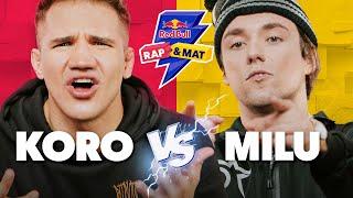 KORO vs. MILU – rapowy pojedynek Red Bull Rap & Mat