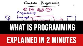 What is Computer Programming, Programming Language ? Explained in 2 Minutes