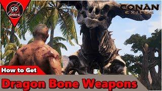 HOW TO GET Dragon weapons| Conan exiles Beginner tips 2018