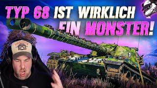 Type 68 ist wirklich ein Monster! Siege und Abkühlung brauchen aber Übung! [WoT - Gameplay - DE]