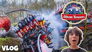 First Ever Visit to ALTON TOWERS - Staffordshire, England | VLOG [7/31/24]