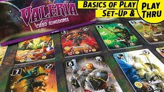 How to Play VALERIA CARD KINGDOMS with a Solo Playthrough