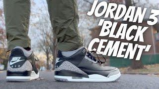 MY NEW FAVORITE SNEAKER! | Jordan 3 'Black Cement' (2024) Unboxing + Review + On Feet