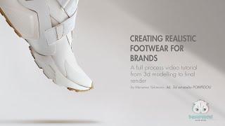 Creating realistic 3d model of footwear for brands