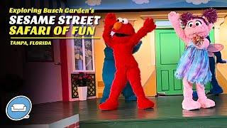 Tour of Busch Gardens Tampa Bay Sesame Street Safari of Fun- Rides, Shows,  Characters and More!